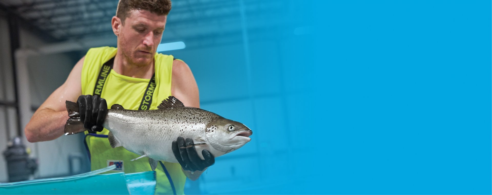 Man with Salmon