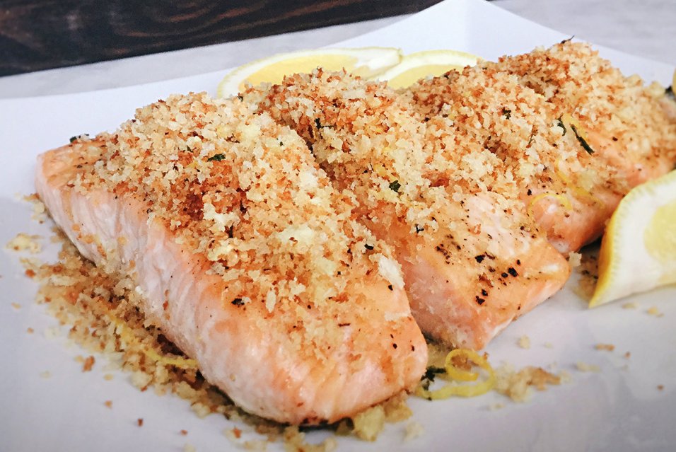 Panko Crusted Salmon