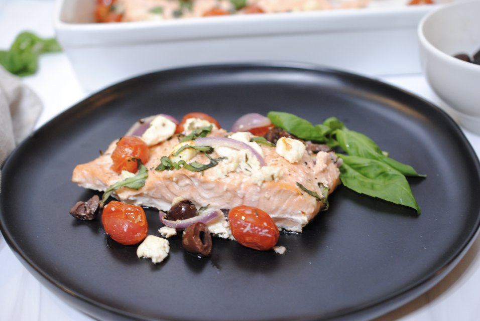 Roasted Tomato & Feta Salmon